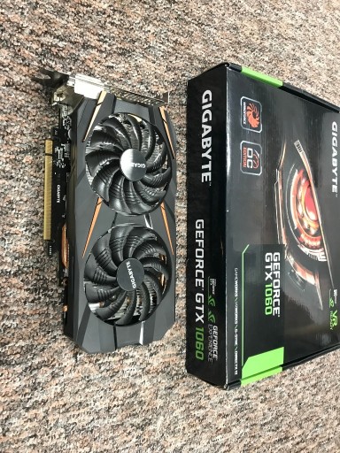 Zdjęcie oferty: Karta graficzna Gigabyte GeForce GTX 1060 6gb