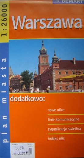 Zdjęcie oferty: Warszawa. Plan miasta. 1:26 000. 2007