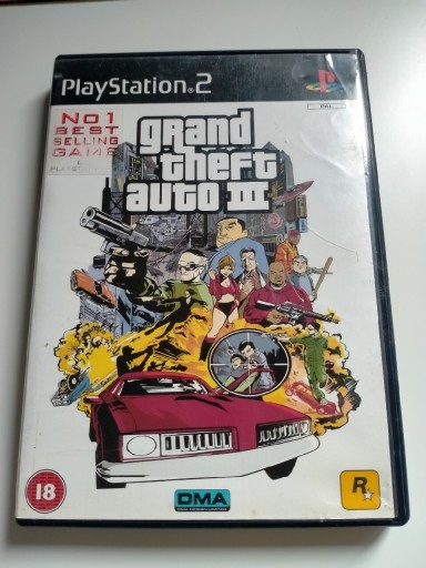 Zdjęcie oferty: GTA 3 Grand Theft Auto III PS2 PAL