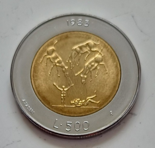 Zdjęcie oferty: San Marino - 500 lira - 1983r. 