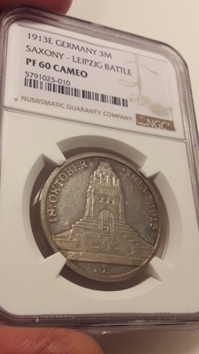 Zdjęcie oferty: 3 marki 1913E lustrzanka NGC PF60 Warszawa