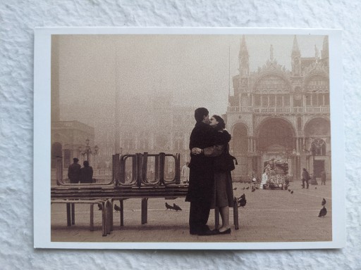 Zdjęcie oferty: Kartka romantyczna – pocałunek w Wenecji