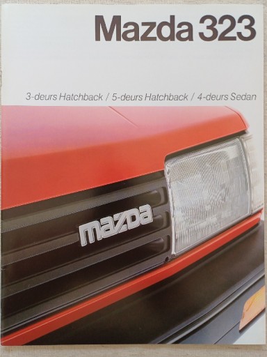 Zdjęcie oferty: Prospekt Mazda 323.1985r. UNIKAT