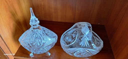 Zdjęcie oferty: Koszyczek oraz bomboniera patera krysztalowa