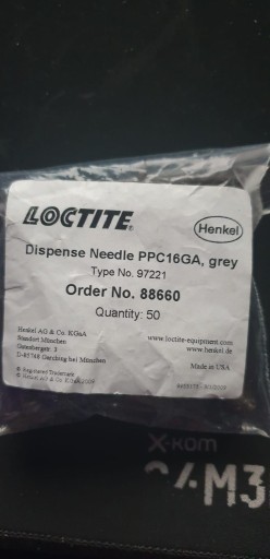 Zdjęcie oferty: LOCTITE 97221 (igła dozująca PPC 16, szara, 1.2mm