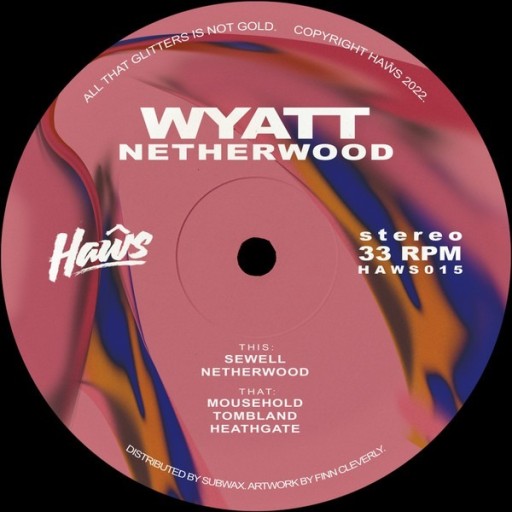Zdjęcie oferty: Wyatt – Netherwood - Vinyl, Electro, House