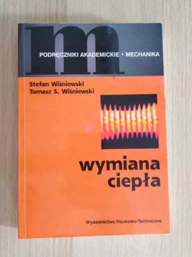 Zdjęcie oferty: Wymiana ciepła, S.Wiśniewski, T.Wiśniewski