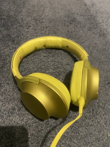 Zdjęcie oferty: Sony MDR-100A Lime Yellow. Słuchawki przewodowe 