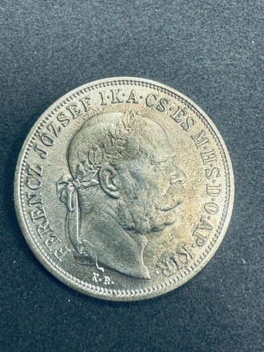 Zdjęcie oferty: 5 koron (1907) Węgry - Franciszek Józef I Ag 900
