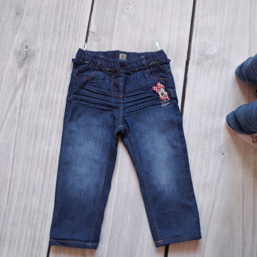 Zdjęcie oferty: Spodnie jeansowe dziewczęce Minnie 86 C&A