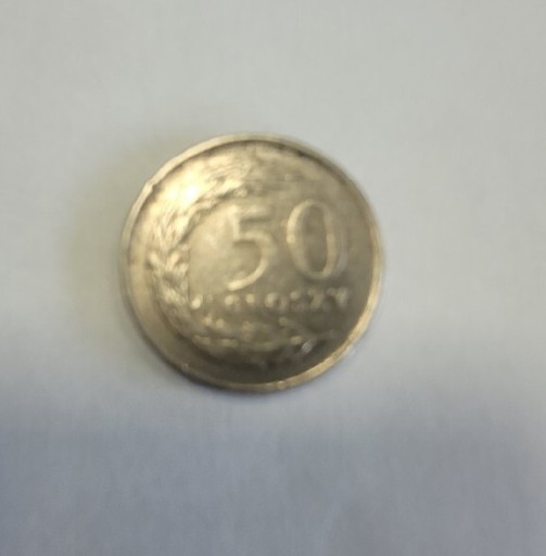 Zdjęcie oferty: Moneta 50 gr 1990 rok. Unikat