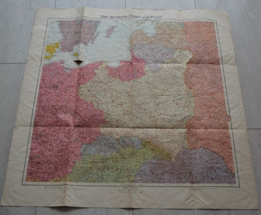 Zdjęcie oferty: Polska Mapa 1939