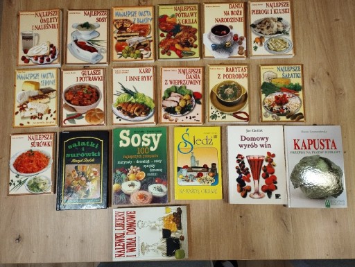 Zdjęcie oferty: Książki kucharskie z przepisami 22szt - nieużywane
