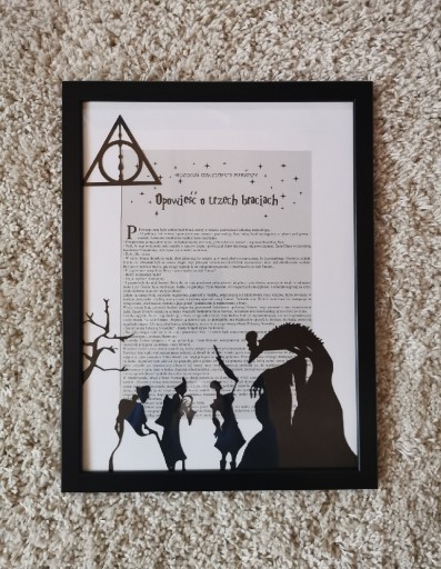 Zdjęcie oferty: Harry Potter Ramka z fragmentem książki