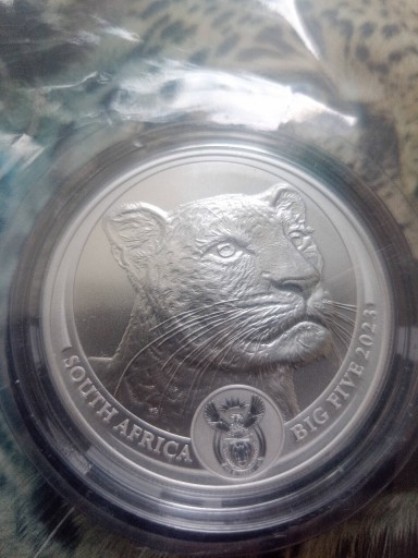 Zdjęcie oferty: Srebrna moneta Leopard
