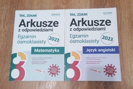 Zdjęcie oferty: Arkusze egzaminów ósmoklasisty. OPERON