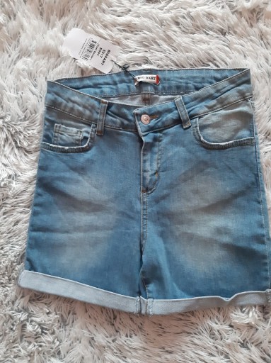 Zdjęcie oferty: Nowe krótkie spodenki szorty jeans Xs/S 34/36