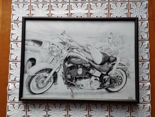 Zdjęcie oferty: Plakat wydruk A3 (29,7x42cm) - Harley-Davidson