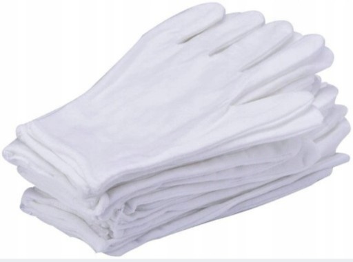 Zdjęcie oferty: Rękawiczki Białe bawełniane 15 par