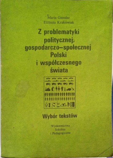 Zdjęcie oferty: Z problematyki politycznej, gospodarczo społecz...