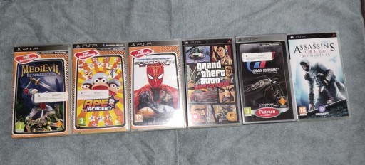 Zdjęcie oferty: GTA Spider Man Assassin Medievil Gran Turismo PSP