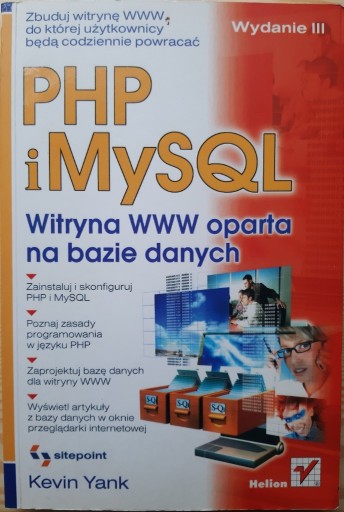 Zdjęcie oferty: PHP i MySQL witryna www oparta na bazie danych