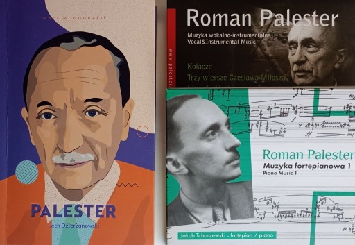 Zdjęcie oferty: Roman Palester, książka + 2 CD, zestaw x3