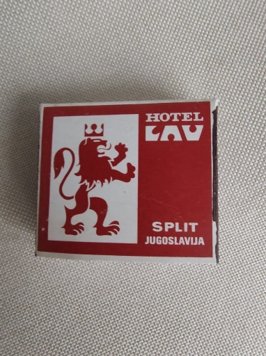 Zdjęcie oferty: Zapałki vintage Hotel lew. Split Jugosławia.