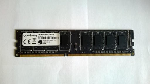 Zdjęcie oferty: PAMIĘĆ RAM 4GB DDR3 GOODRAM DIMM DO PC 1600MHz 12800
