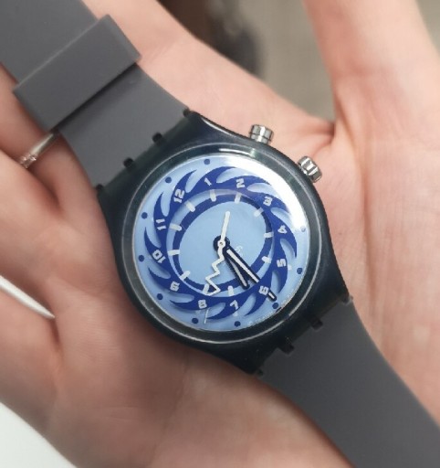 Zdjęcie oferty: Zegarek swatch gent z podświetleniem vintage