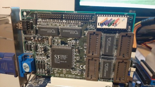 Zdjęcie oferty: Retro Karta graficzna PCI S3 Graphics Virge 3D 86C325 DSV3325 2mb