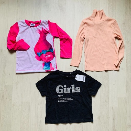 Zdjęcie oferty: nowe bluzeczki dla dziewczynki 104 - 110 - next 
