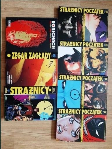 Zdjęcie oferty: Strażnicy + Początek + Zegar Zagłady + Rorschach