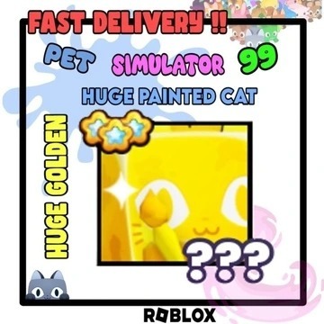 Zdjęcie oferty: PS99/PET SIMULATOR 99 HUGE GOLDEN PAINTED CAT