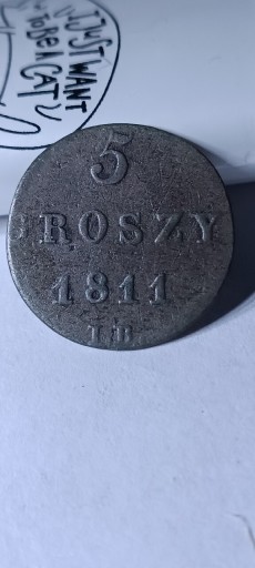 Zdjęcie oferty: 5  groszy 1811 IB, Księstwo Warszawskie