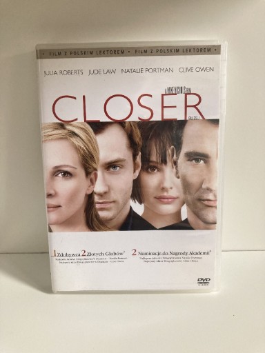 Zdjęcie oferty: Closer (Bliżej) płyta DVD