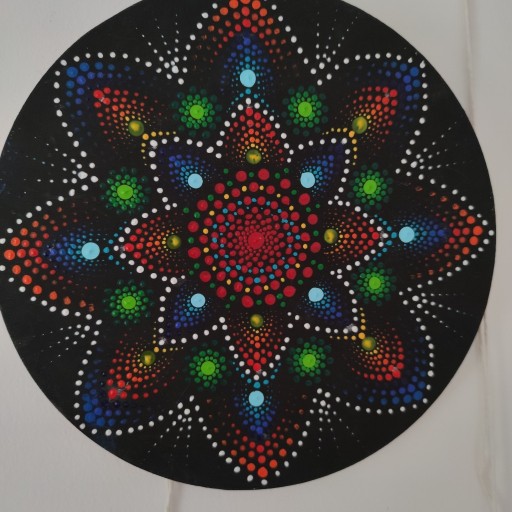 Zdjęcie oferty: Mandala, obraz, rękodzieło, dot painting, prezent