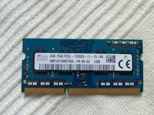 Zdjęcie oferty: Pamięć Hynix RAM 4gb 1Rx8 PC3L-12800S-11-13-B4