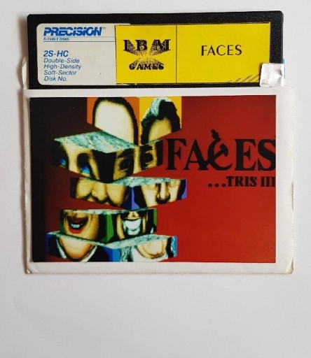 Zdjęcie oferty: Faces...tris III gra IBM na dyskietce 5,25 " retro