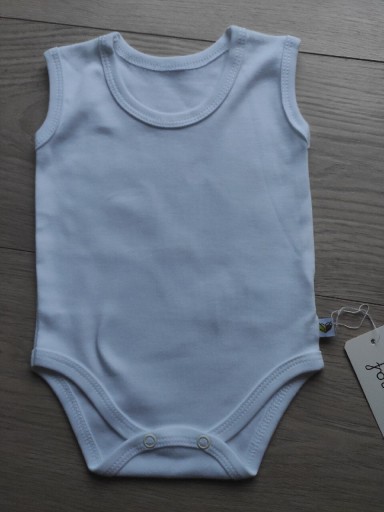 Zdjęcie oferty: Body niemowlęce na ramiączkach, białe 62