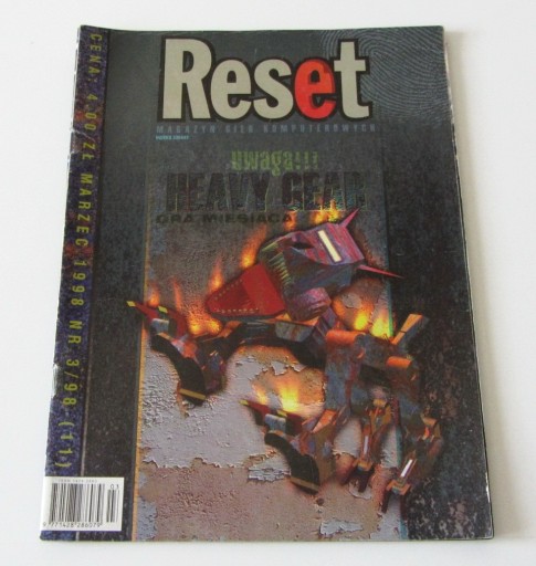 Zdjęcie oferty: Reset nr (11) 3/98 |Heavy Gear |Test Drive 4 |Croc