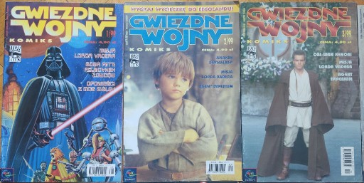 Zdjęcie oferty: Seria Gwiezdne Wojny komiks 1999 i 2000r -11 sztuk