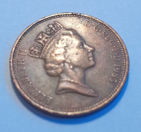 Zdjęcie oferty: Two pence 1985r. 2 pence Wielka Brytania 