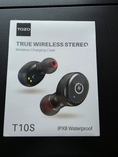 Zdjęcie oferty: Nowe Słuchawki bezprzewodowe BT Tozo T10S, Folia 