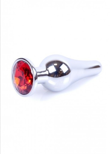 Zdjęcie oferty: Plug-Jewellery Silver BUTT PLUG- Red Ekskluzywna B