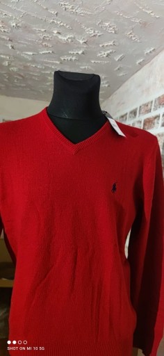 Zdjęcie oferty: POLO SWETER  CZERWONY L