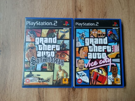 Zdjęcie oferty: Grand Theft Auto Vice City i GTA San Andreas PS2