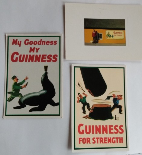 Zdjęcie oferty: Piwo Guinness 3 kartki pocztowe  Irlandia