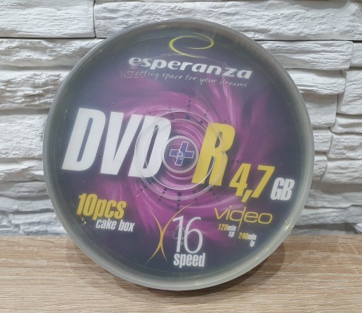 Zdjęcie oferty: Płyty DVD+R 4,7GB Esperanza,TDK,Sony,Verbat(10szt)