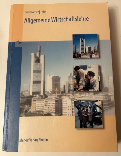 Zdjęcie oferty: Allgemeine Wirtschaftslehre für Ausbildungsberufe